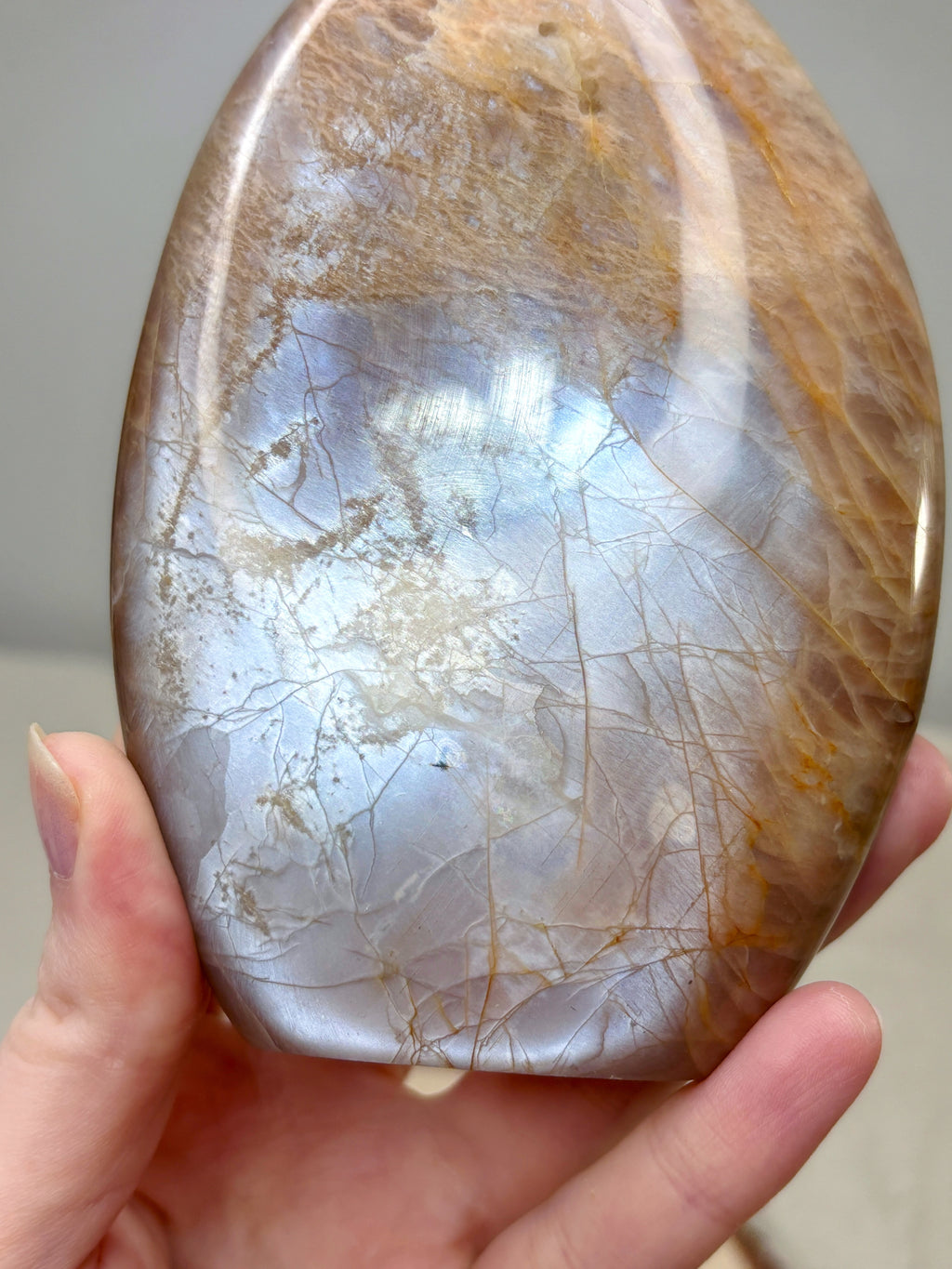 Flashy Moonstone Crystal Freeform