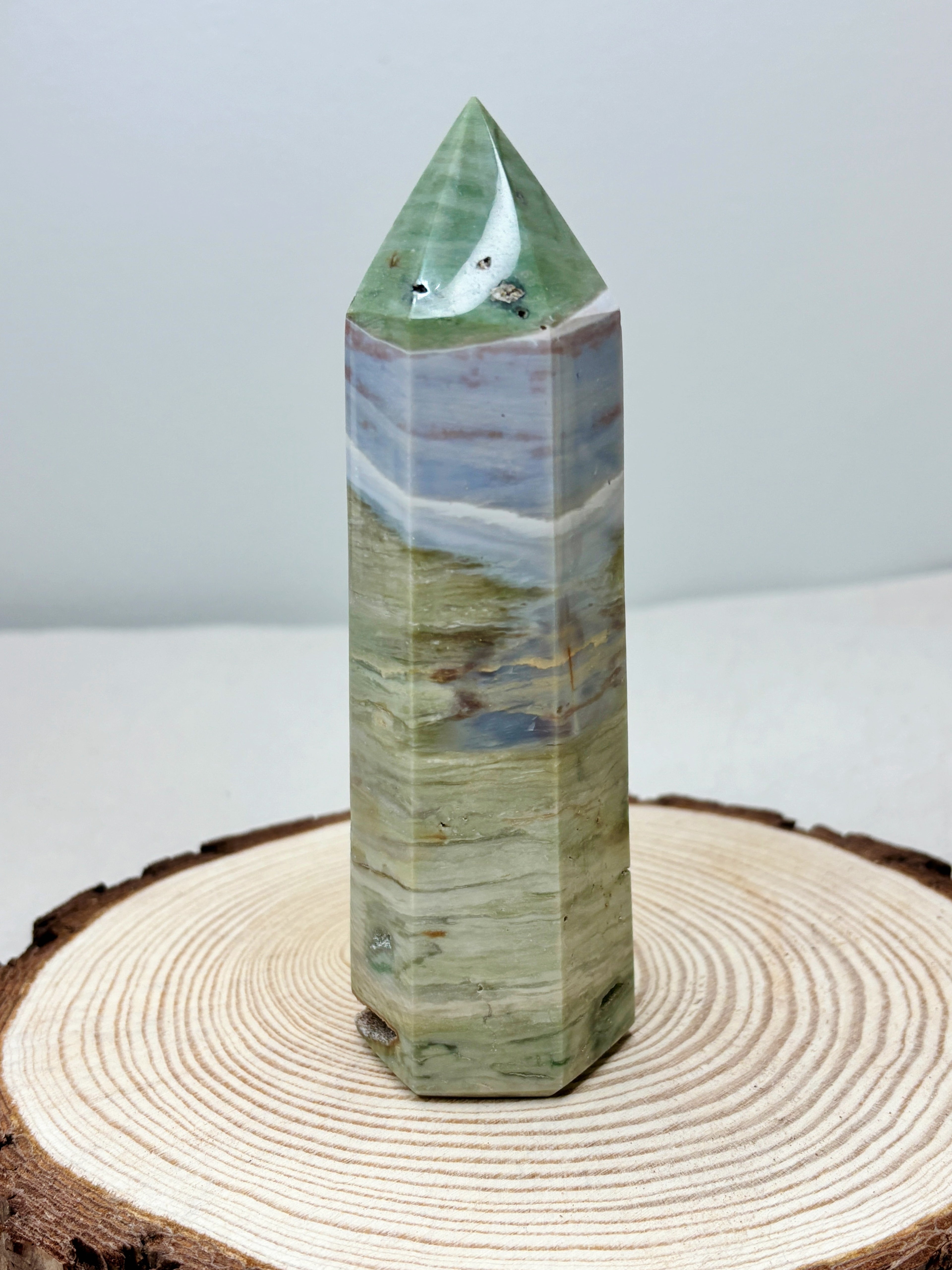 Pastel Ocean Jasper Tower