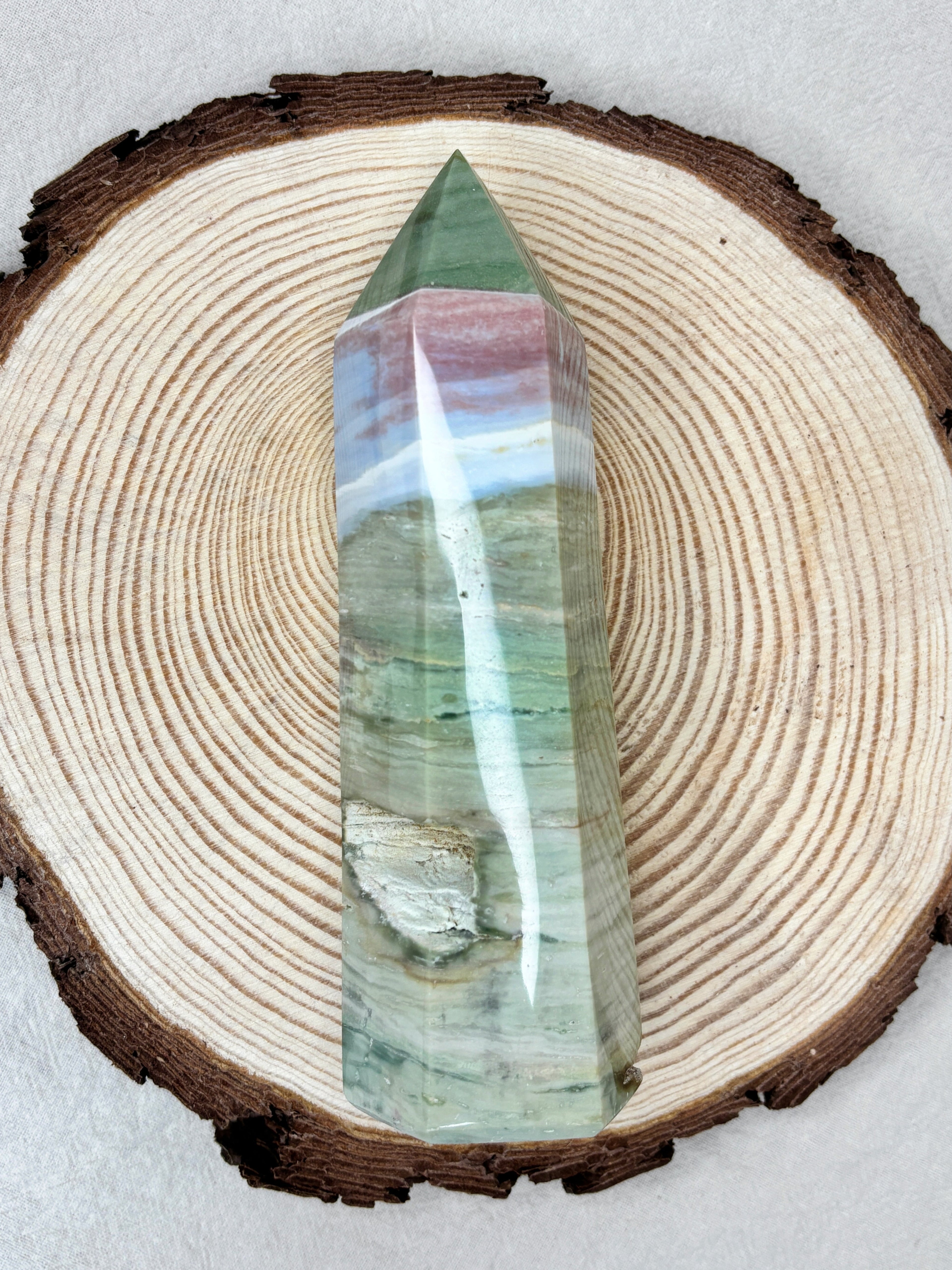 Pastel Ocean Jasper Tower