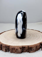 Orca Agate Crystal Freeform