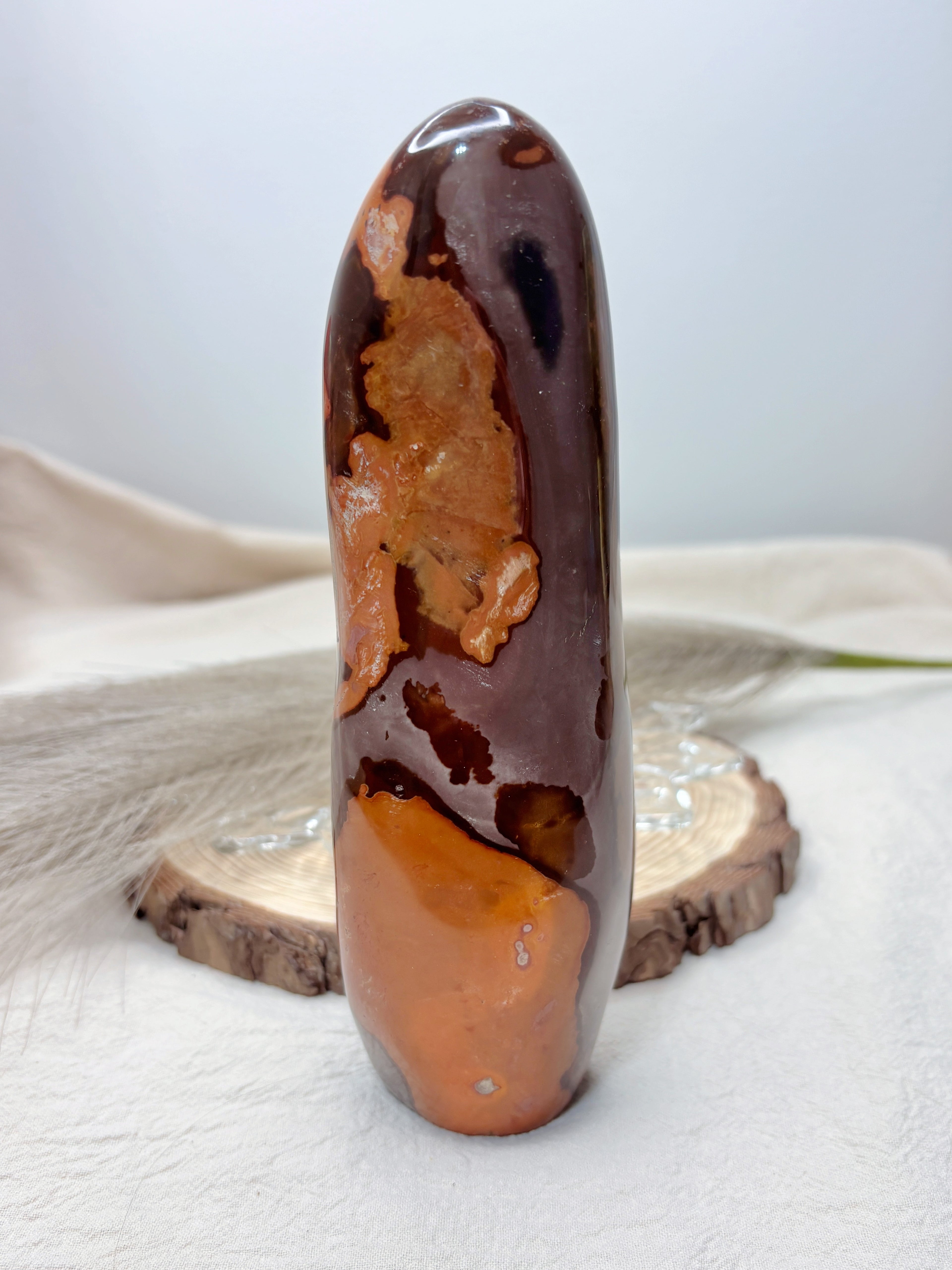 Tall Polychrome Jasper Freeform