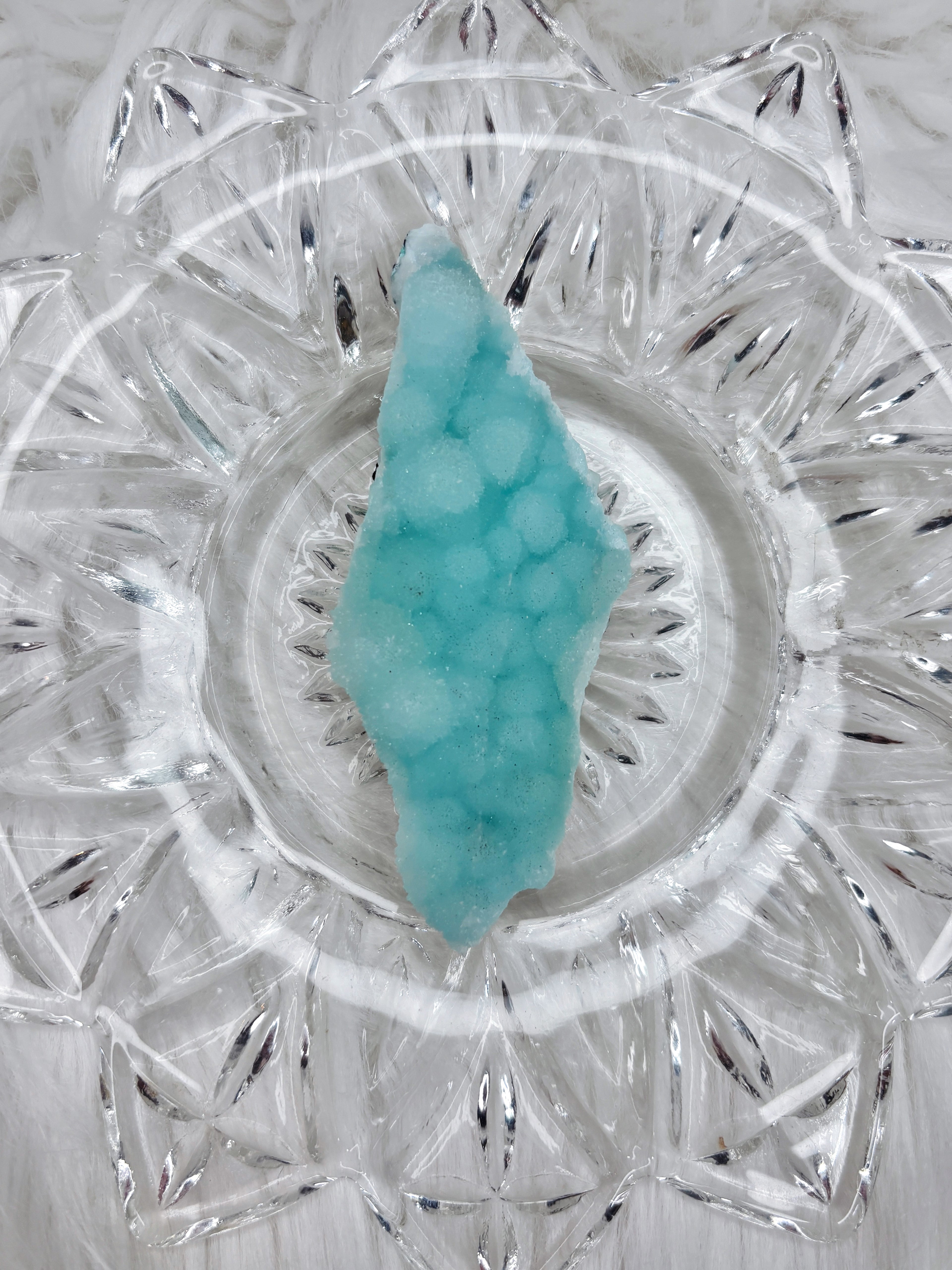 Botryoidal Hemimorphite Specimen, Natural Blue Green Hemimorphite Crystal