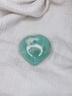 Large Green Moonstone Heart