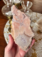 Pink Amethyst Flower Agate Slab
