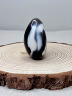 Orca Agate Crystal Freeform