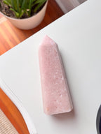 Large Pink Amethyst Tower, Natural Pink Amethyst Crystal Obelisk Point