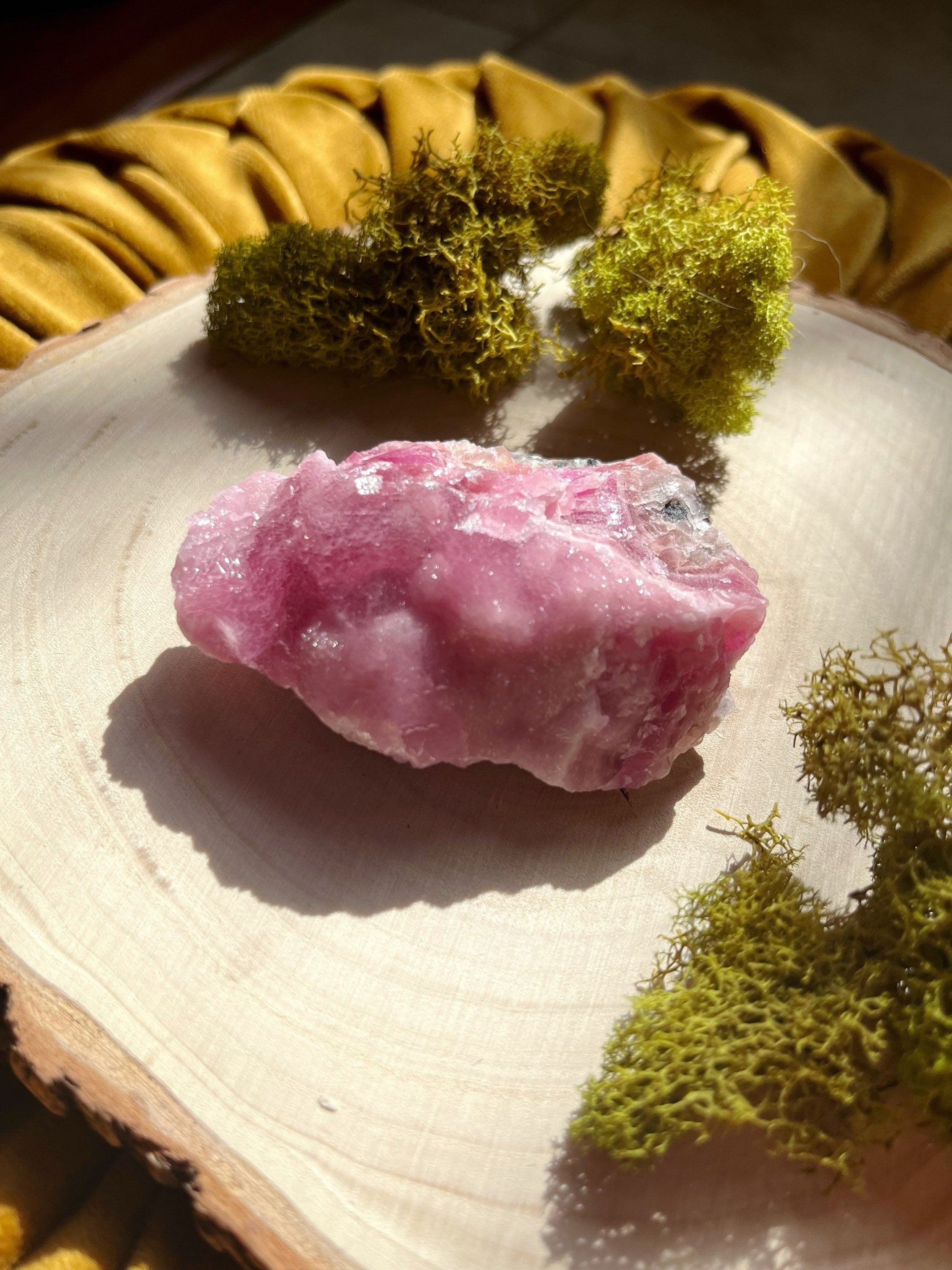Pink Cobalto Calcite Specimen, Natural Raw Cobalto Calcite Crystal From Morocco