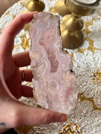 Pink Amethyst Flower Agate Slab