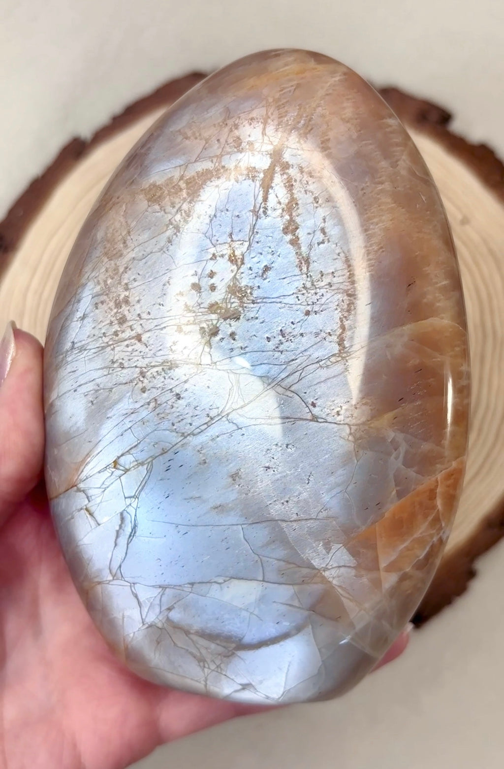 Flashy Moonstone Crystal Freeform