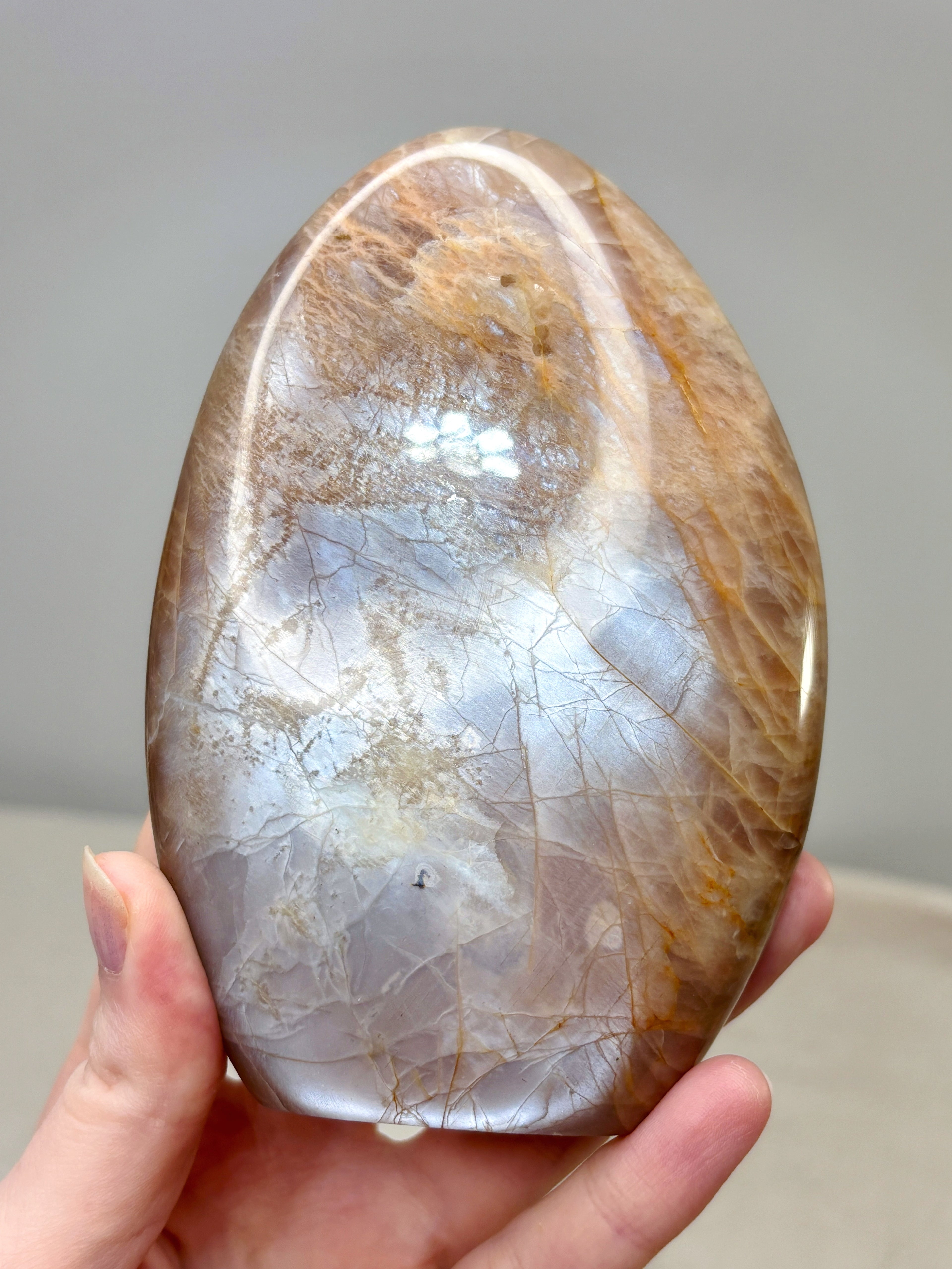 Flashy Moonstone Crystal Freeform