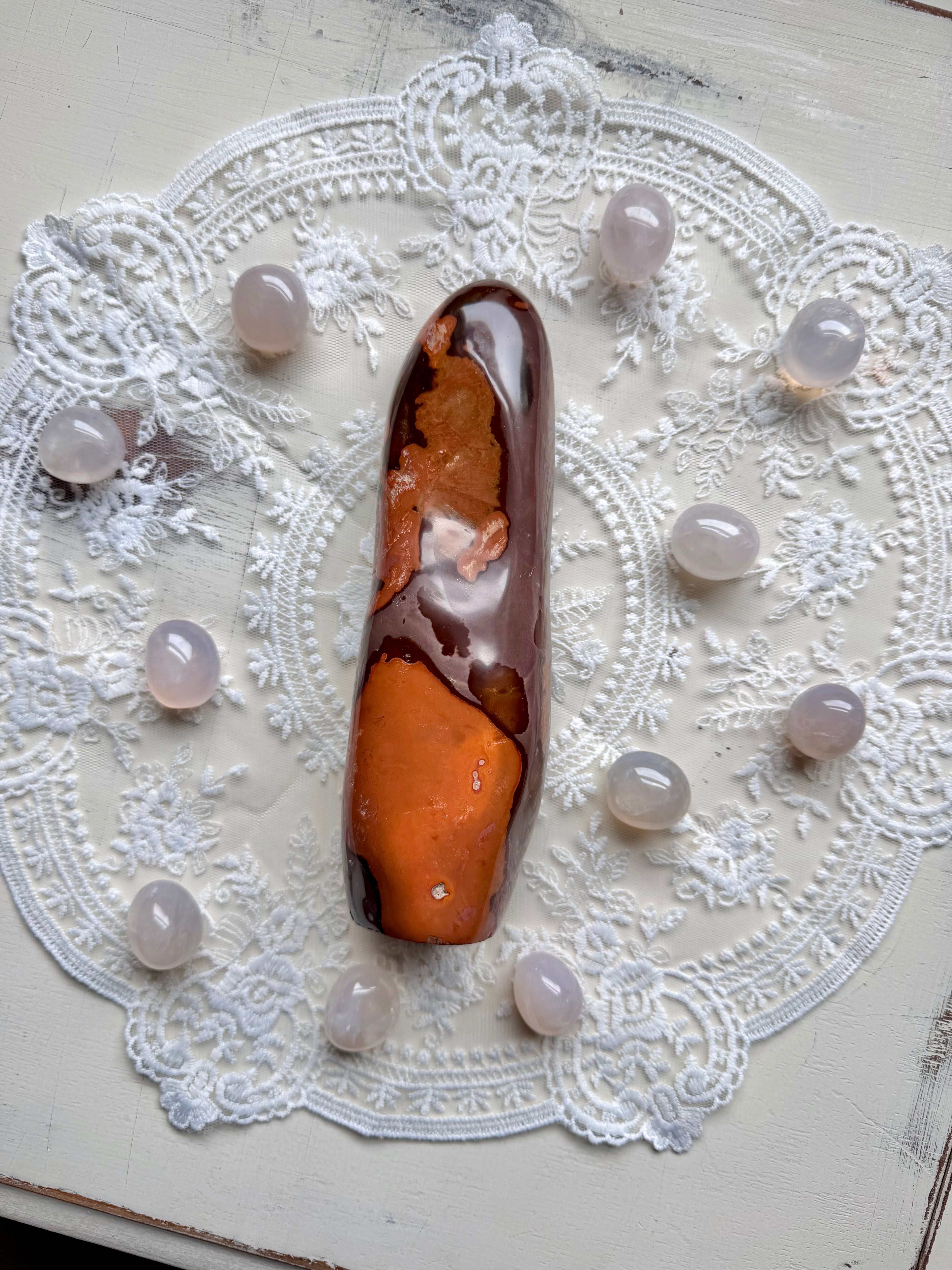Tall Polychrome Jasper Freeform
