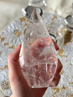 High Quality Clear Quartz Freeform, Natural Polished Quartz Crystal Carving