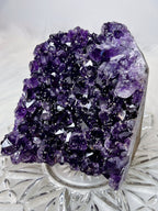 High Quality Deep Purple Amethyst Freeform, Natural Raw Amethyst Cut Base from Uruguay