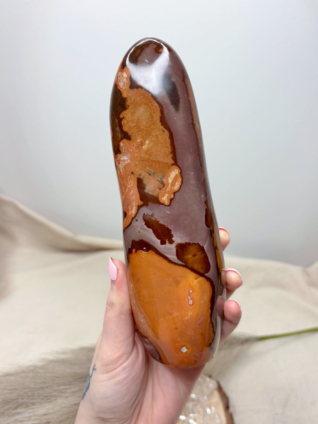 Tall Polychrome Jasper Freeform