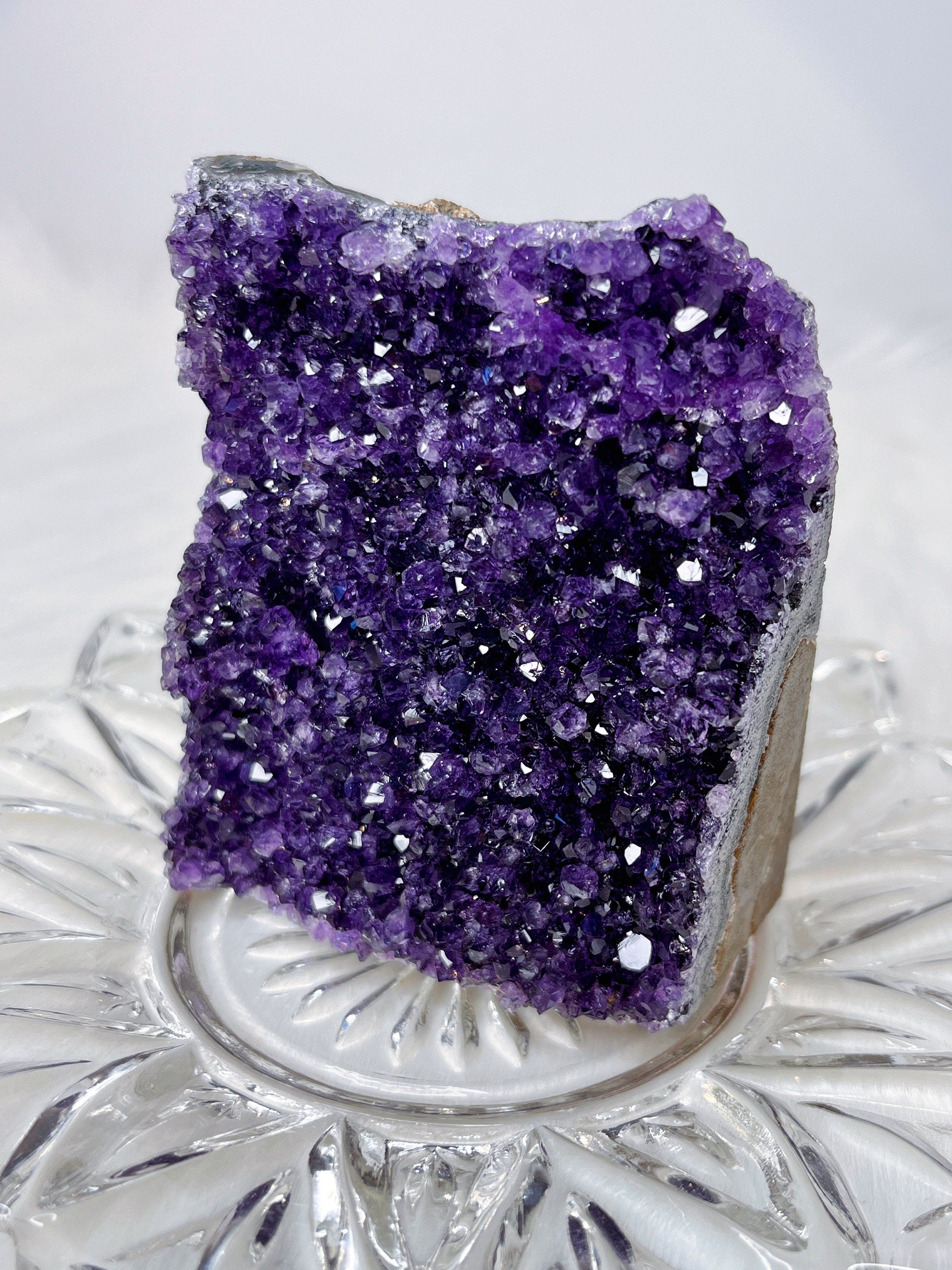High Quality Amethyst Cut Base, Natural Purple Amethyst Freeform, Raw Amethyst Crystal from Uruguay