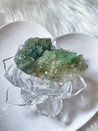 Botryoidal Green Fluorite, Natural Raw Green Fluorite Crystal Cluster/Mineral Specimen