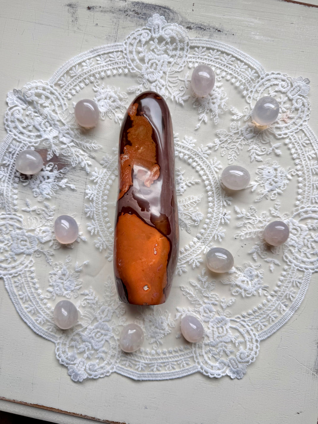 Tall Polychrome Jasper Freeform