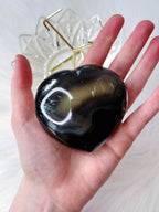 Natural Blue Orca Agate Heart