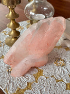 Large Raw Pink Quartz Crystal