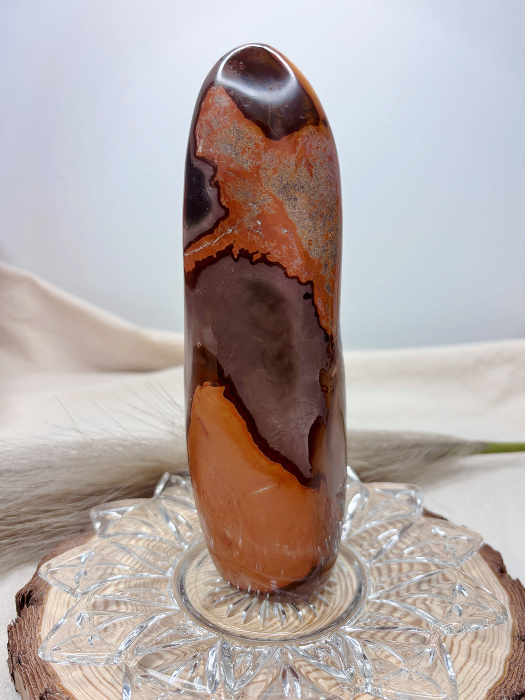 Tall Polychrome Jasper Freeform
