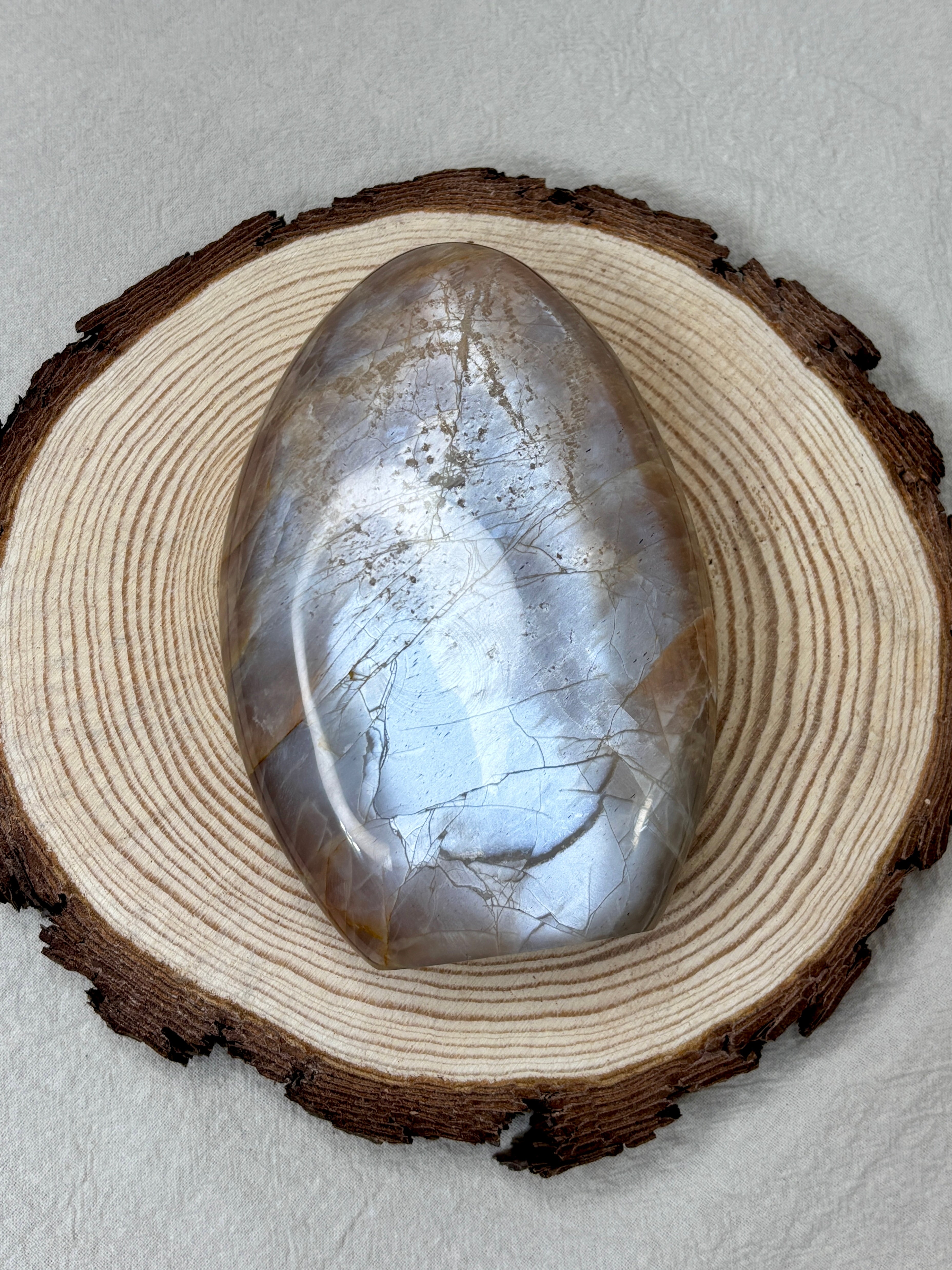 Flashy Moonstone Crystal Freeform