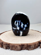 Orca Agate Crystal Freeform