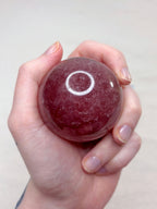 Strawberry Quartz Crystal Sphere