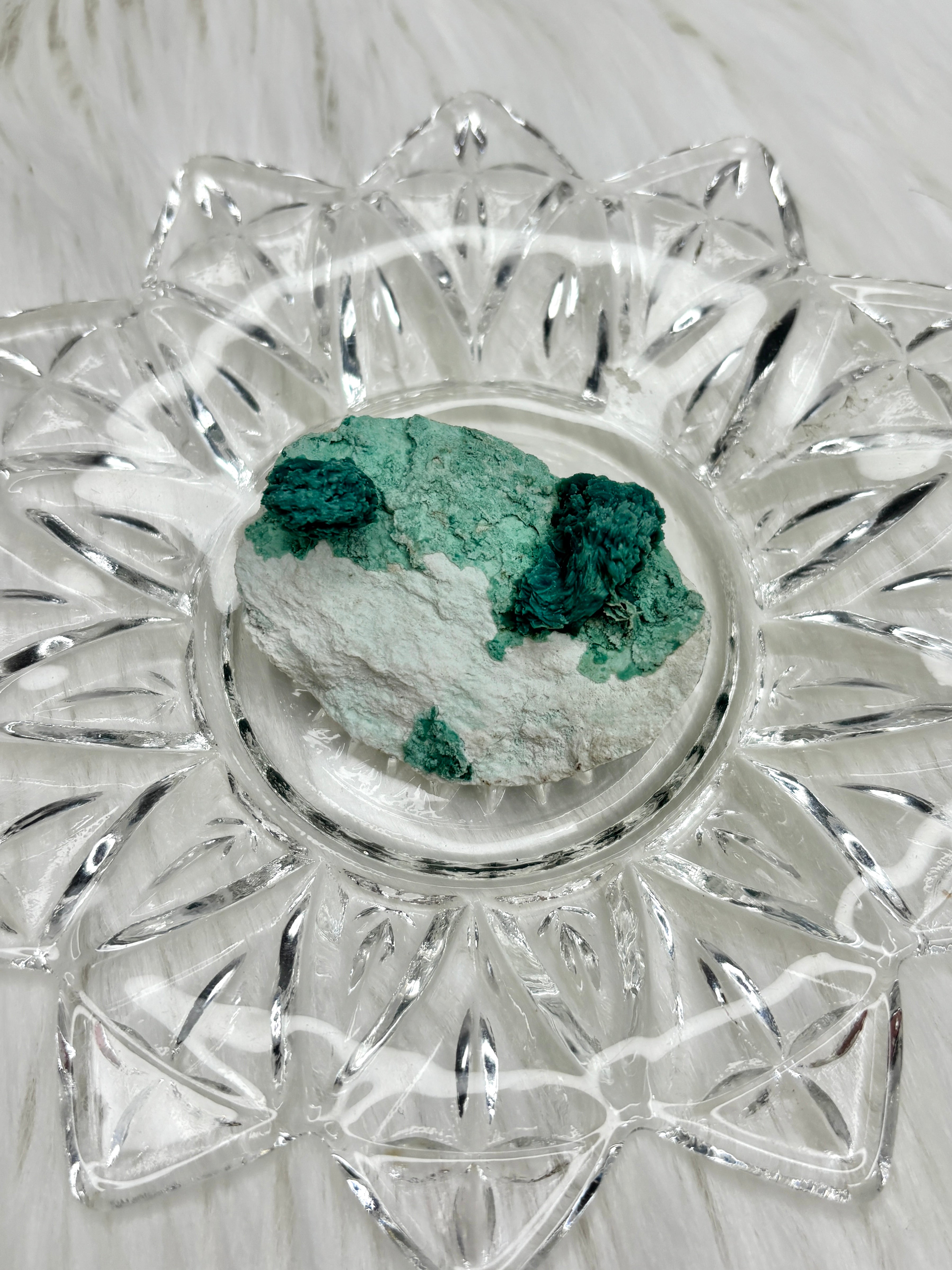 Green Sugar Apophyllite Crystal, Raw Natural Marshy Apophyllite Matrix, Mineral Specimen Collectable