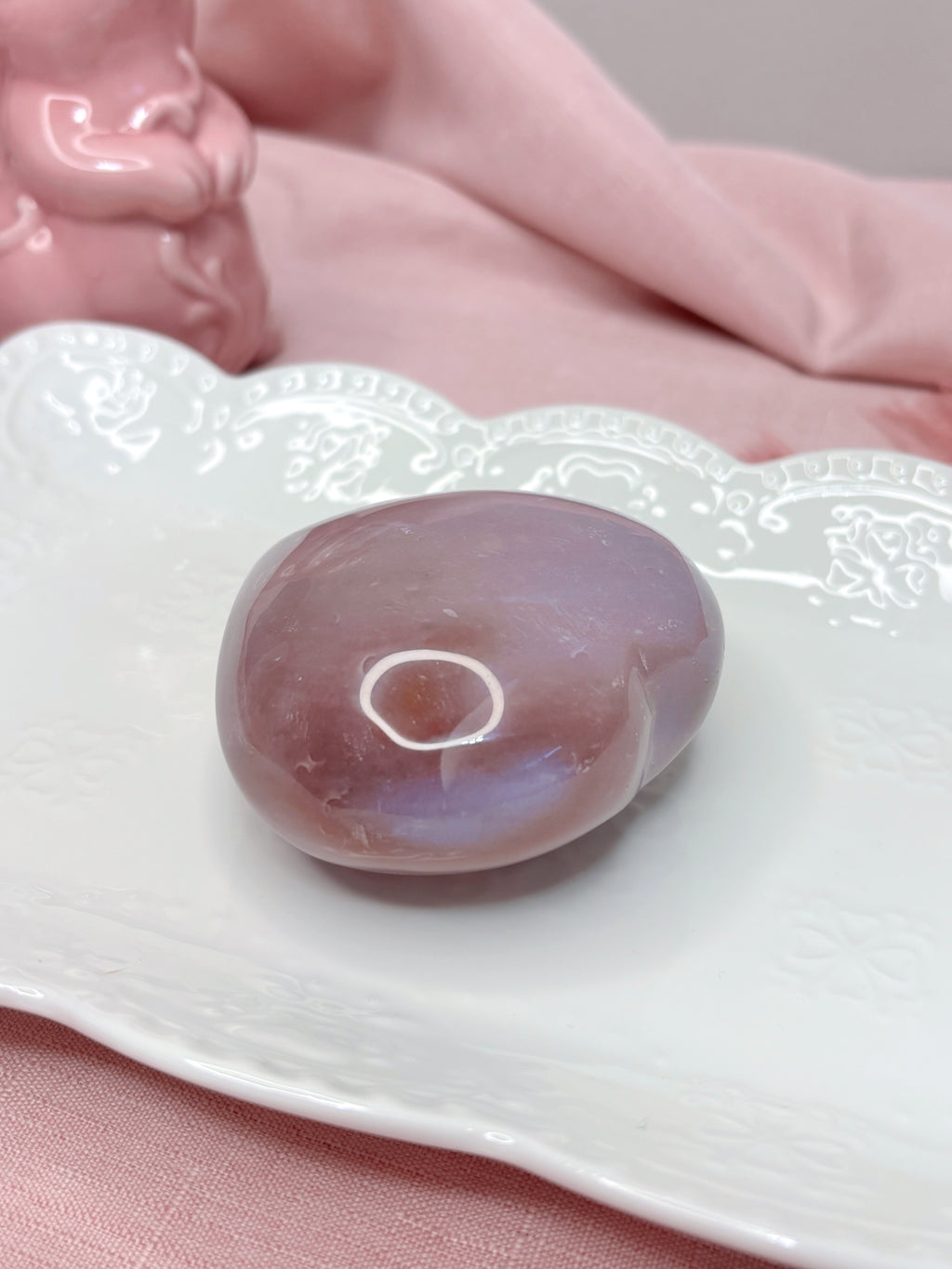 Lavender Sea Jasper Heart