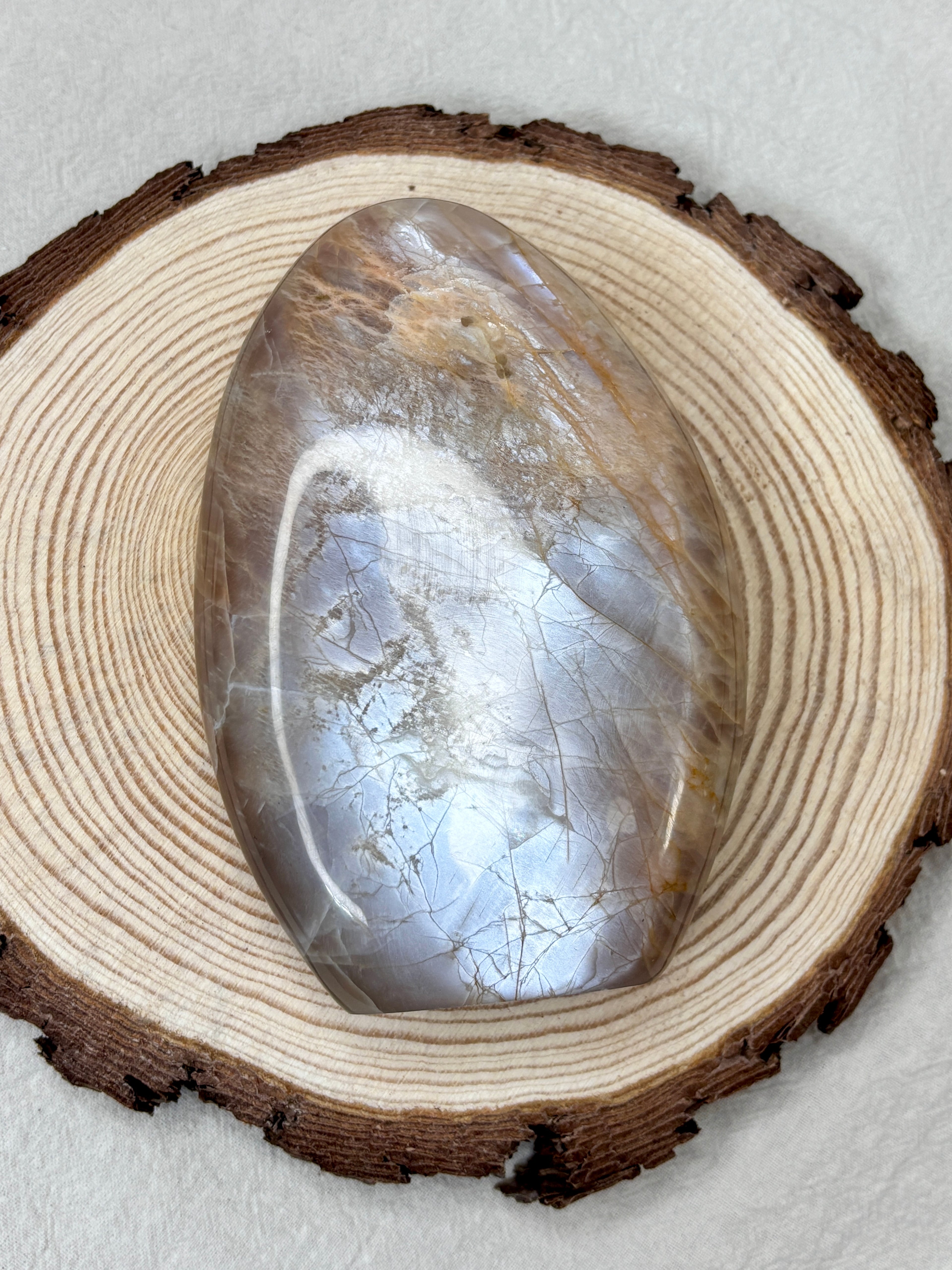 Flashy Moonstone Crystal Freeform