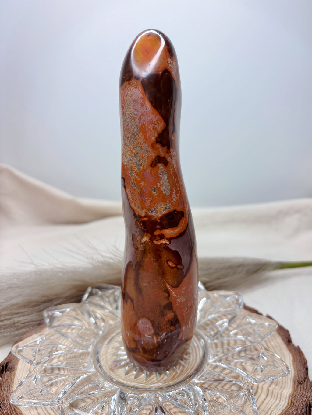 Tall Polychrome Jasper Freeform