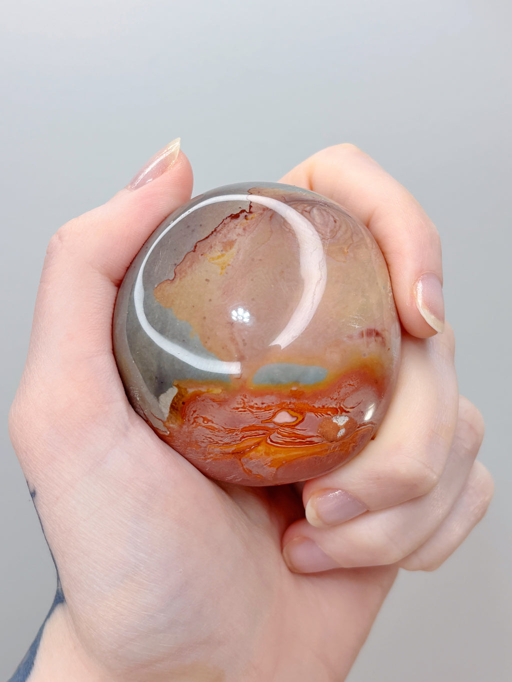 Polychrome Jasper Palmstone
