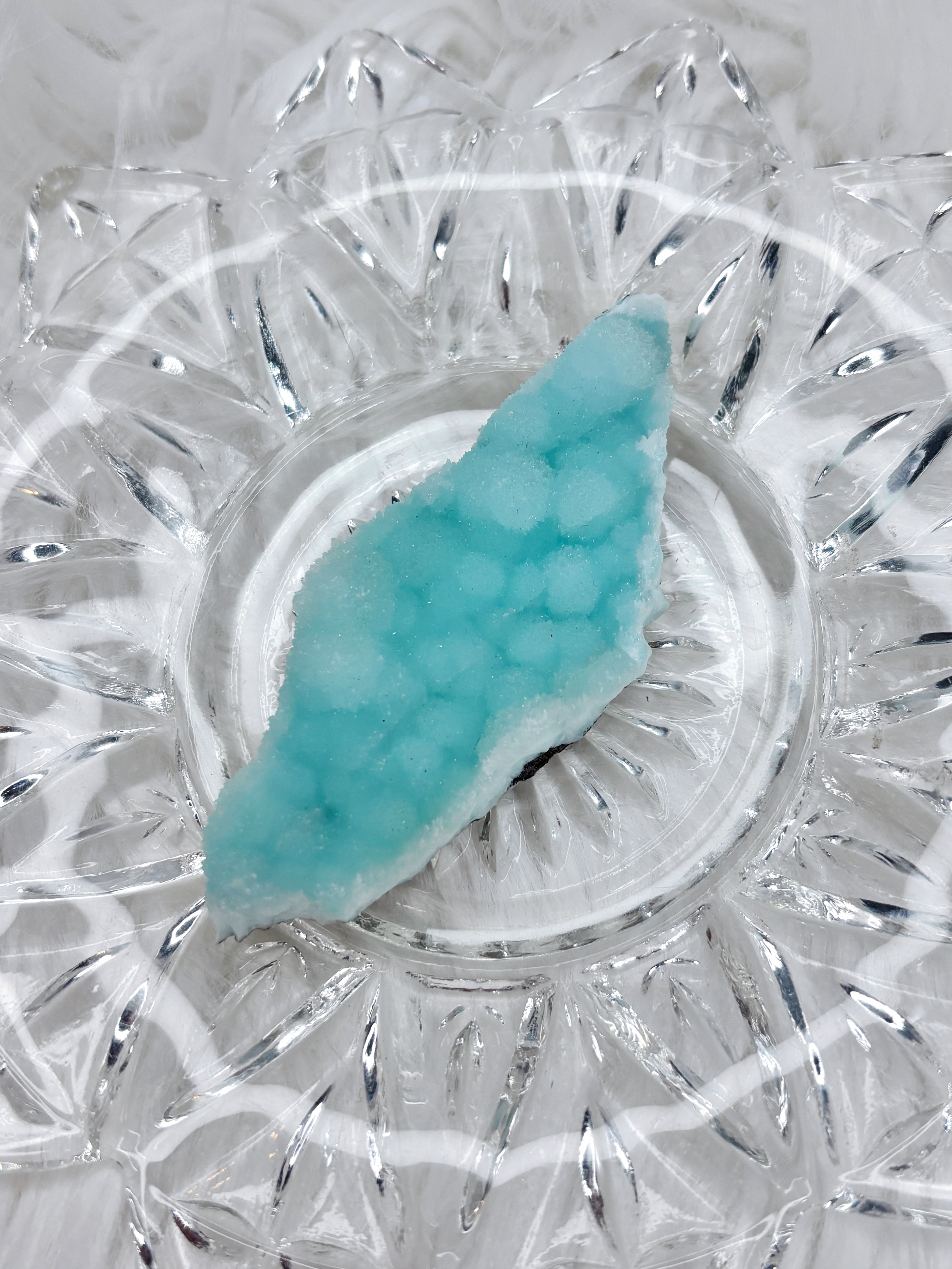 Botryoidal Hemimorphite Specimen, Natural Blue Green Hemimorphite Crystal