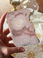 Pink Amethyst Flower Agate Slab