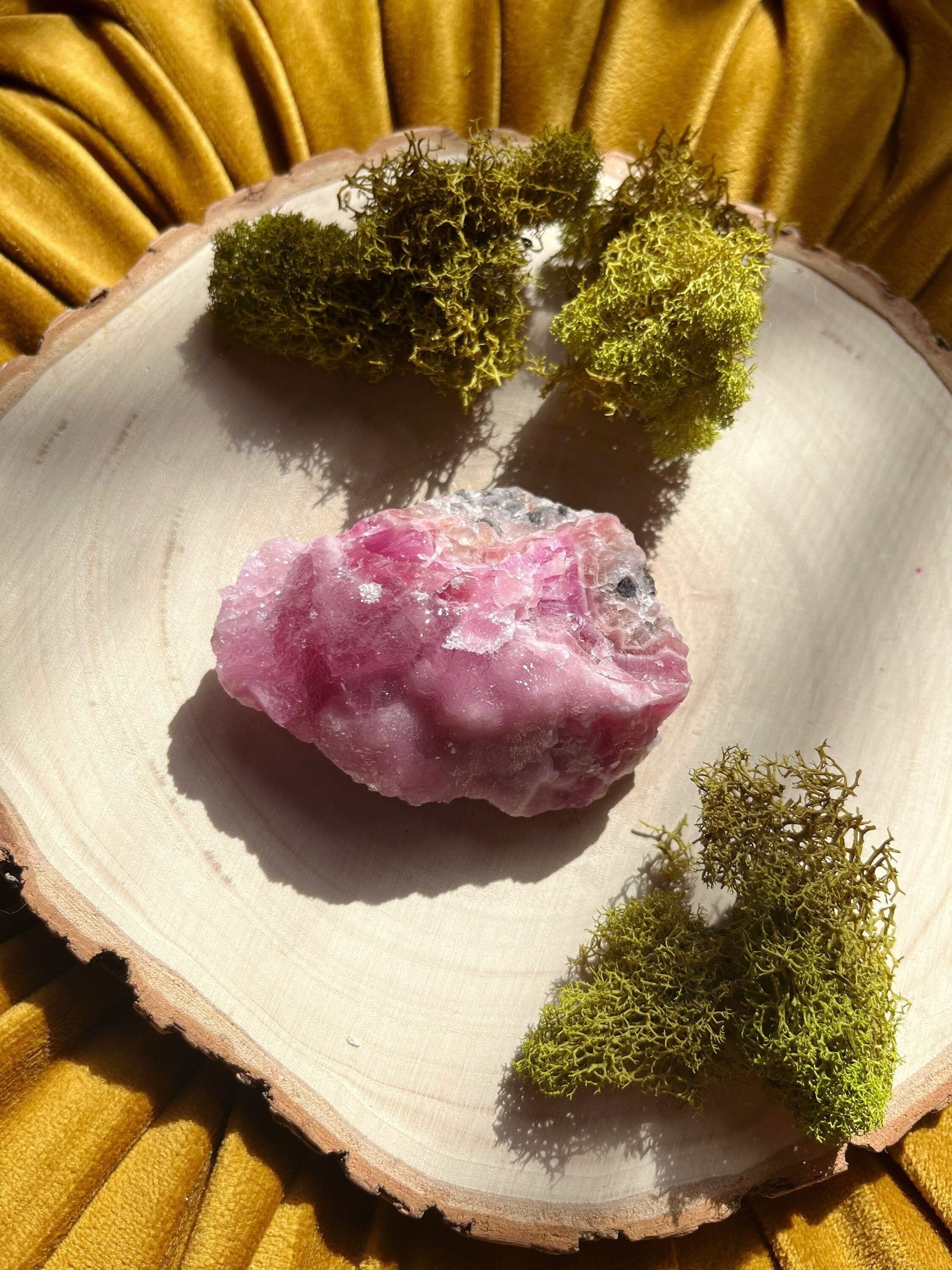 Pink Cobalto Calcite Specimen, Natural Raw Cobalto Calcite Crystal From Morocco