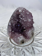 Gemmy Lavender Amethyst Cut Base, Natural Raw Amethyst Freeform