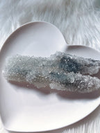 Large Apophyllite Crystal Cluster, Raw Icy Blue-Grey Diamond Apophyllite Specimen