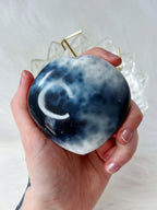 Orca Agate Crystal Heart