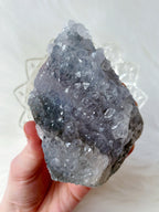 Rare Blue Amethyst Crystal, Raw "Rainbow" Galaxy Amethyst Specimen