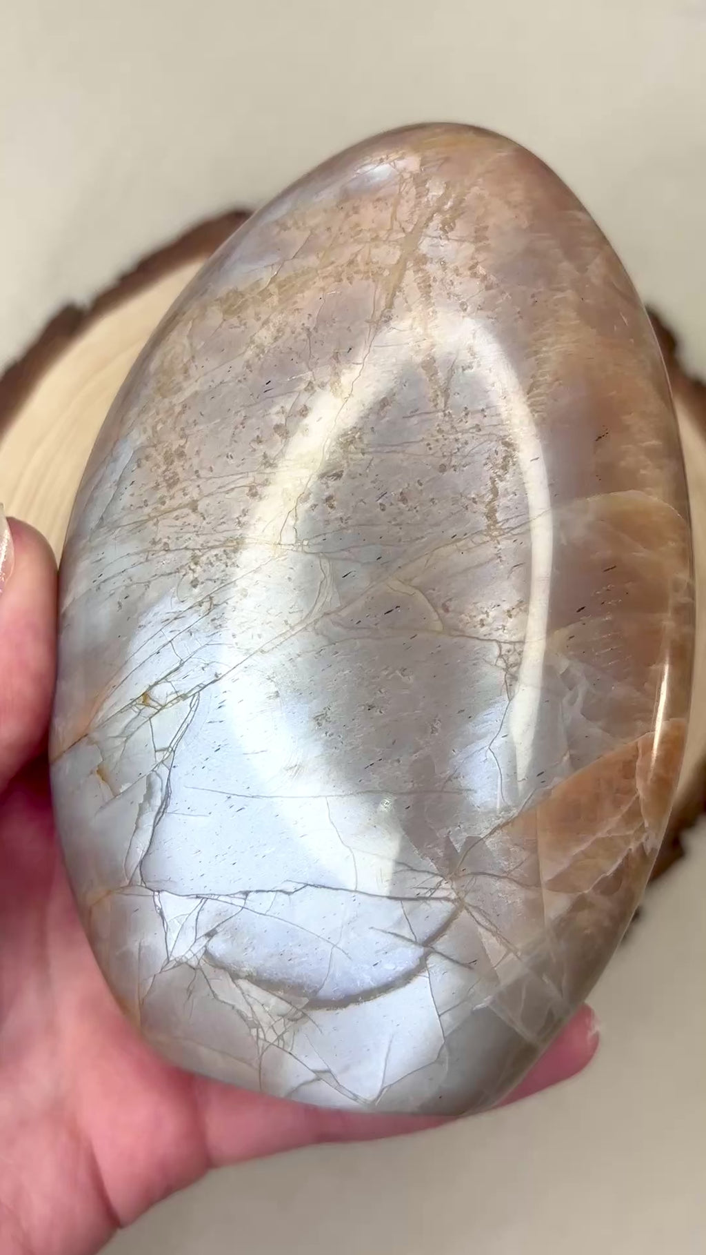 Flashy Moonstone Crystal Freeform