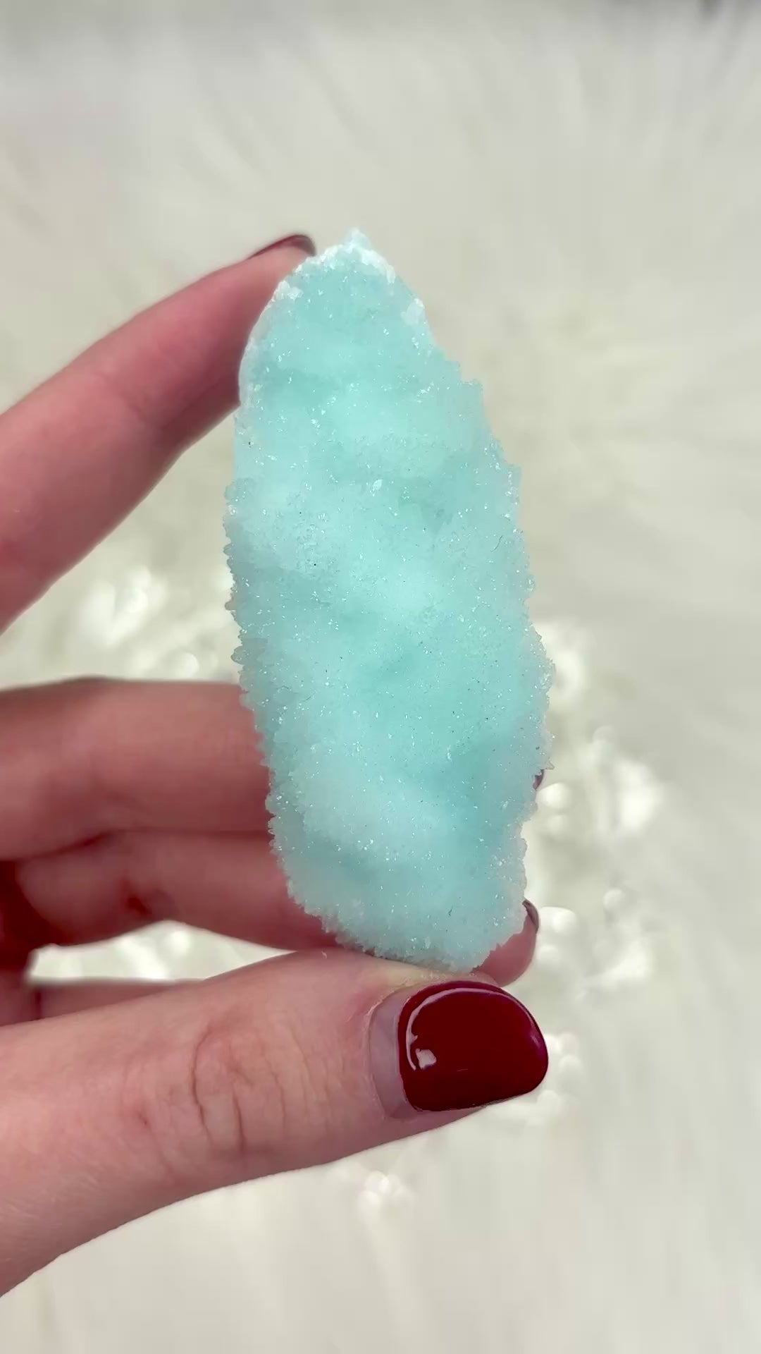 Sugar Hemimorphite Specimen, Natural Blue Green Hemimorphite Crystal